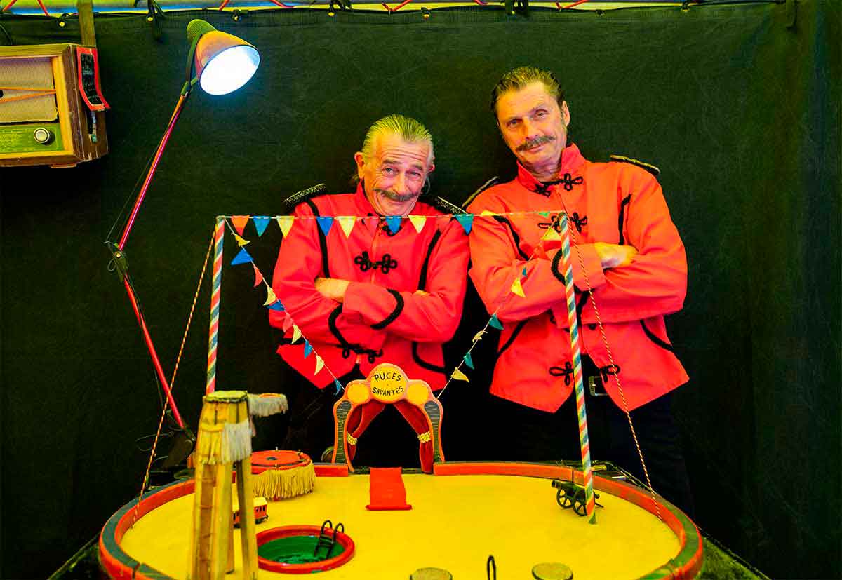 El circo de las pulgas (Francia) - Pulgas salvajes - Patio del Abraham Senior - Titirimundi 2024  ::  Titirimundi